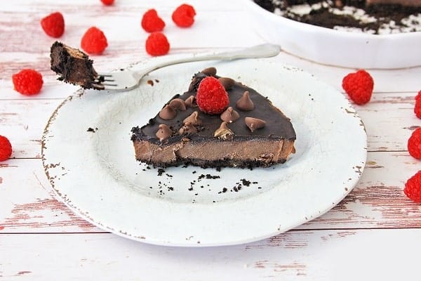 slice of gluten free no bake